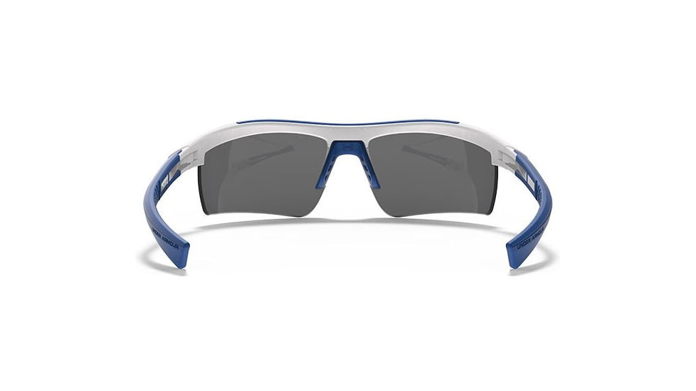 Under Armour Core 2.0 Sunglasses, White/Navy Frame, Gray Blue Multiflection Lens U8600082-104161