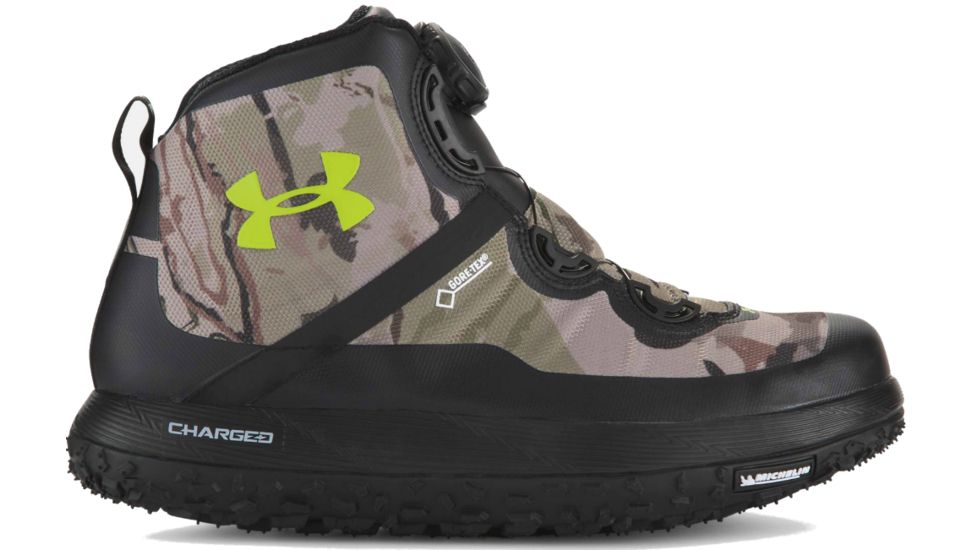 Fat Tire GTX Trail Running Shoe - Mens-Camo/Black-Medium-8