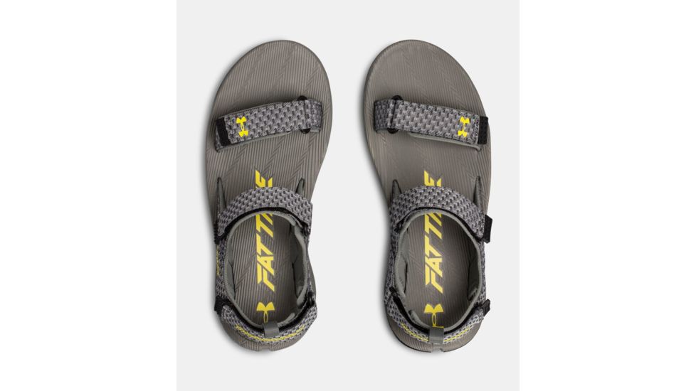 Under Armour Fat Tire Sandal - Men's, Clay Green/Black/Bitter, 10, 1293328-101-10