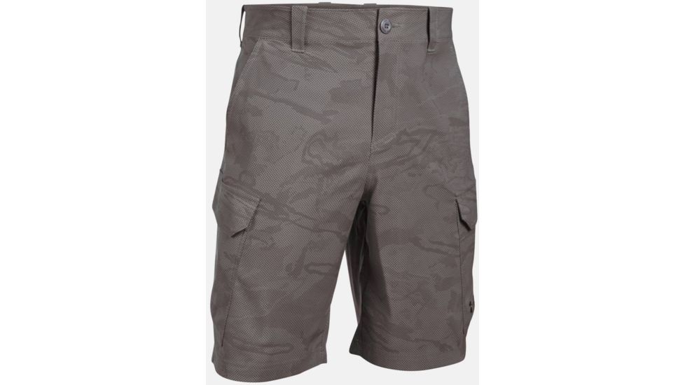 Under Armour Fish Hunter Cargo Short - Men's-Tan Stone/Fresh Clay-32 Waist