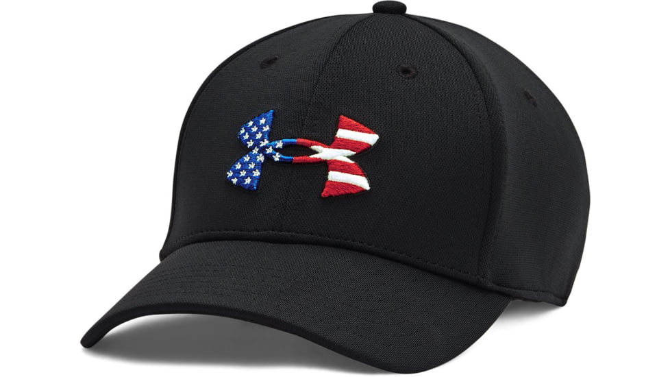 Under Armour Freedom Blitzing Hat - Mens, Black / Black, Large/Extra Large, 1362236001L-XL
