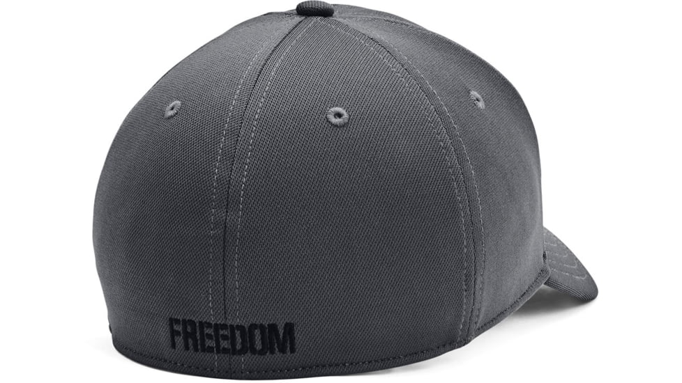 Under Armour Freedom Blitzing Hat - Mens, Pitch Gray / Black, Large/Extra Large, 1362236012L-XL