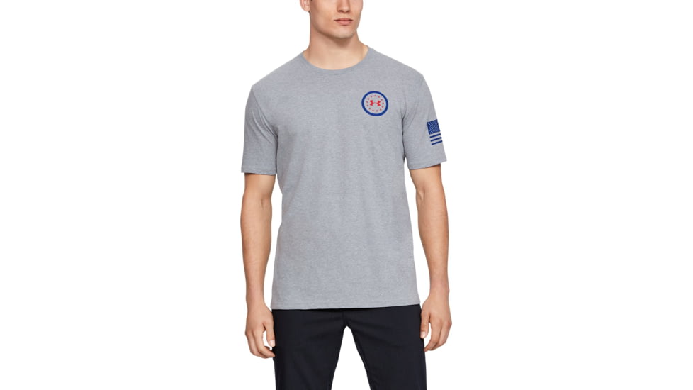 Under Armour Freedom By Air T-Shirt - Mens, Steel, 2X-Large, 13435480352X