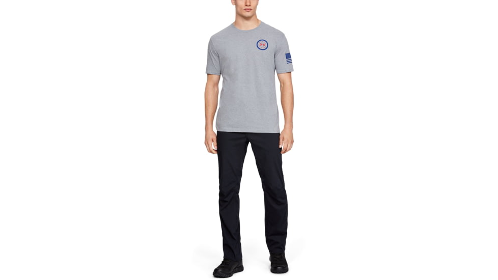 Under Armour Freedom By Air T-Shirt - Mens, Steel, 2X-Large, 13435480352X
