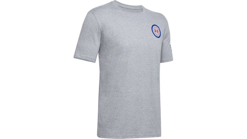 Under Armour Freedom By Air T-Shirt - Mens, Steel, 2X-Large, 13435480352X