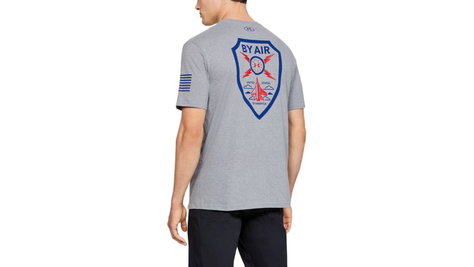 Under Armour Freedom By Air T-Shirt - Mens, Steel, 2X-Large, 13435480352X