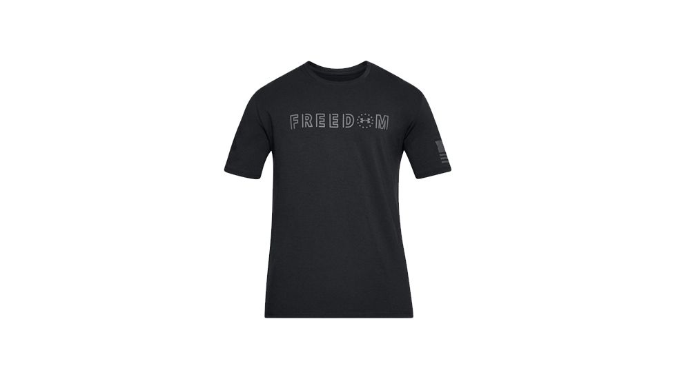 Under Armour Freedom Flag Bold T, Black/graphite - 13231690013XL