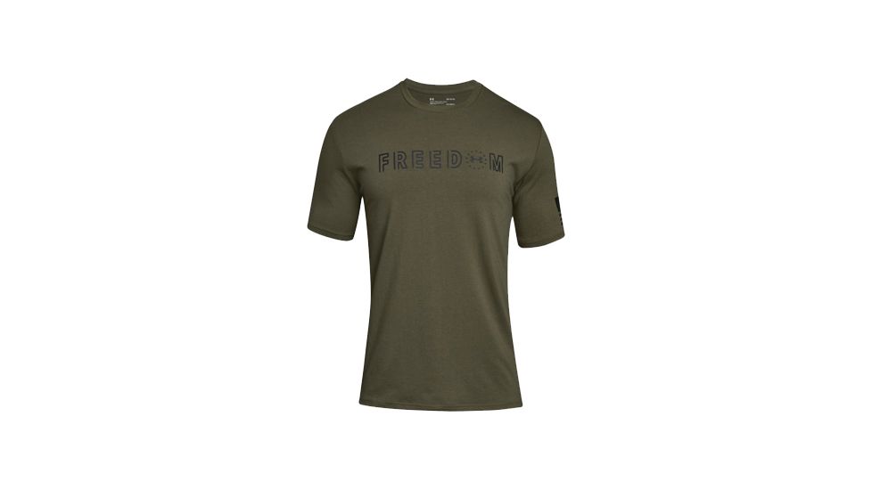 Under Armour Freedom Flag Bold T, Marine Od Green - 1323169390MD