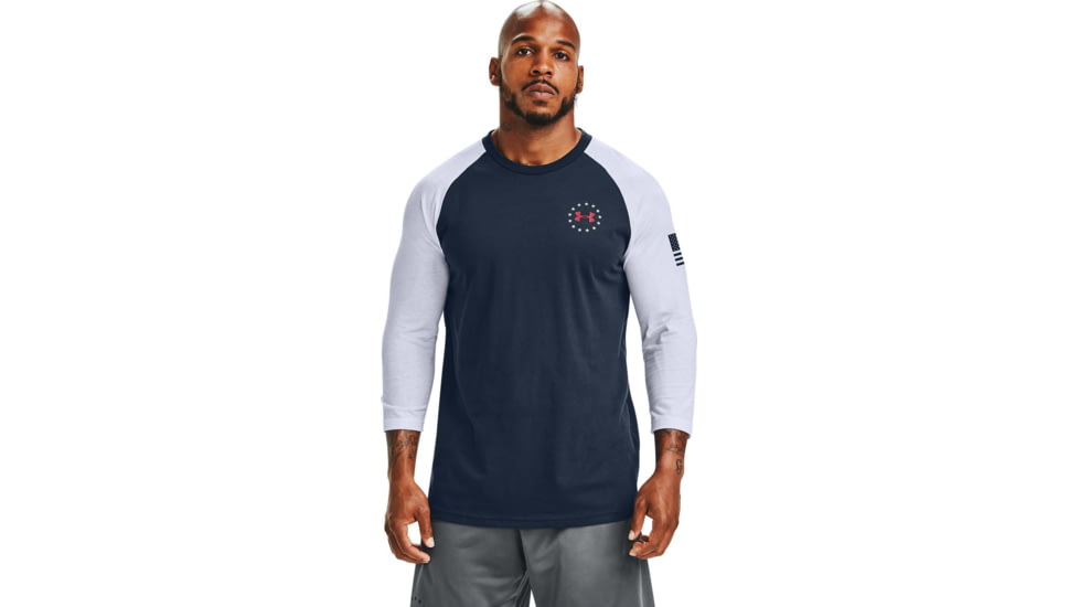 Under Armour Freedom Flag Utility T-Shirt - Mens, Academy, X-Large, 1358292408XL