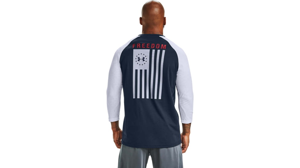 Under Armour Freedom Flag Utility T-Shirt - Mens, Academy, X-Large, 1358292408XL