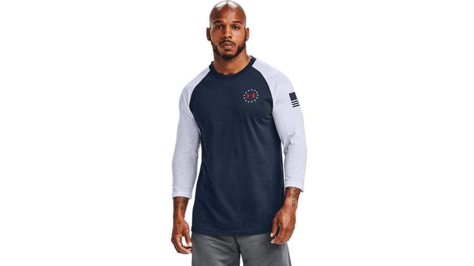 Under Armour Freedom Flag Utility T-Shirt - Mens, Academy, X-Large, 1358292408XL