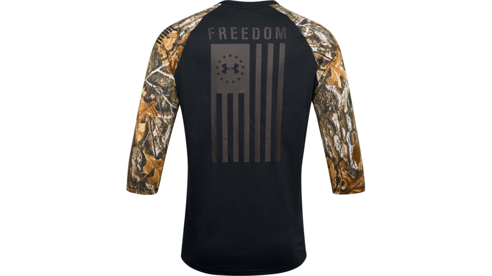 Under Armour Freedom Flag Utility T-Shirt - Mens, Maverick Brown, Medium, 1358292002MD