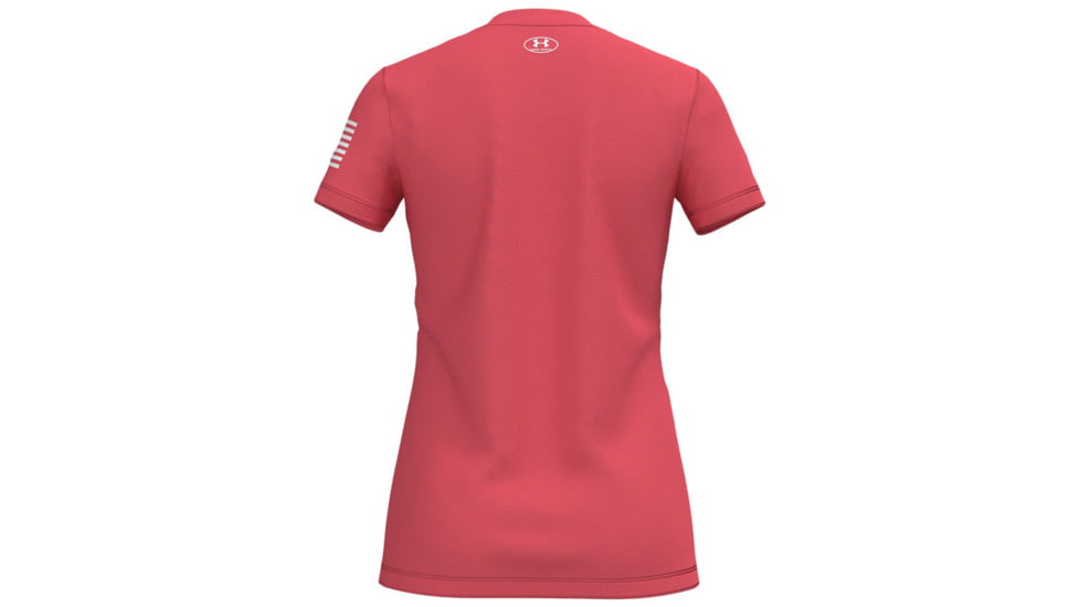 Under Armour Freedom Tech V-Neck Short Sleeve T-Shirt - Women's, Extra Small, Brilliance, 1369471819XS