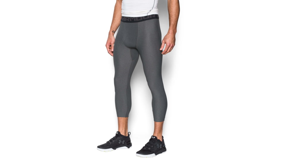 Under Armour HeatGear Armour 2.0 Legging, 3XL, Carbon Heather, 12895770903X