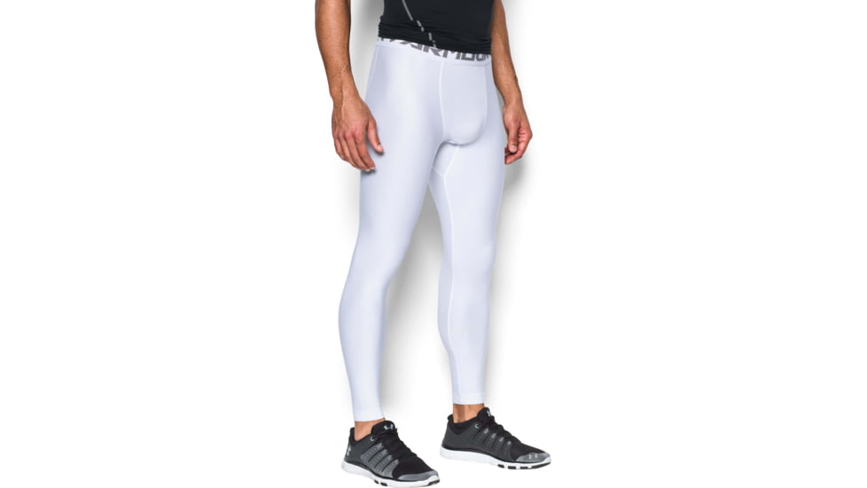 Under Armour HeatGear Armour 2.0 Legging, Extra Large, White, 1289577100XL