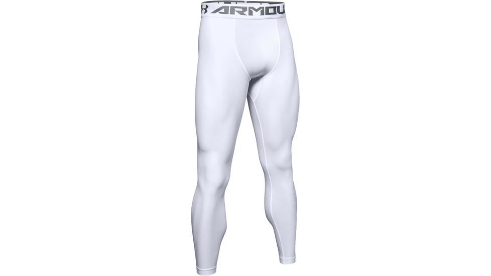 Under Armour HeatGear Armour 2.0 Legging, Extra Large, White, 1289577100XL