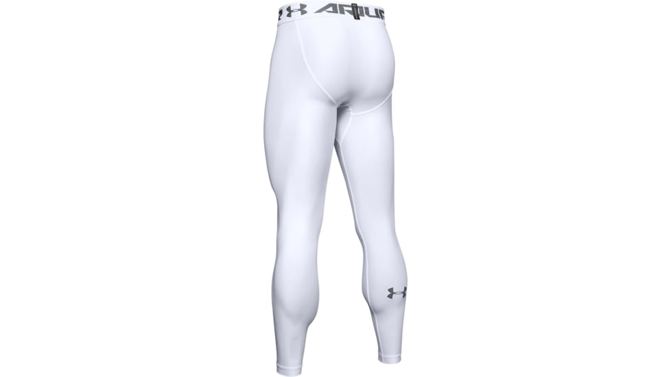 Under Armour HeatGear Armour 2.0 Legging, Extra Large, White, 1289577100XL