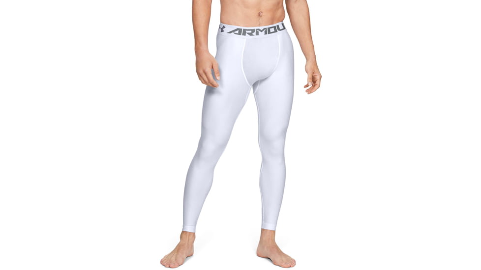 Under Armour HeatGear Armour 2.0 Legging, Extra Large, White, 1289577100XL