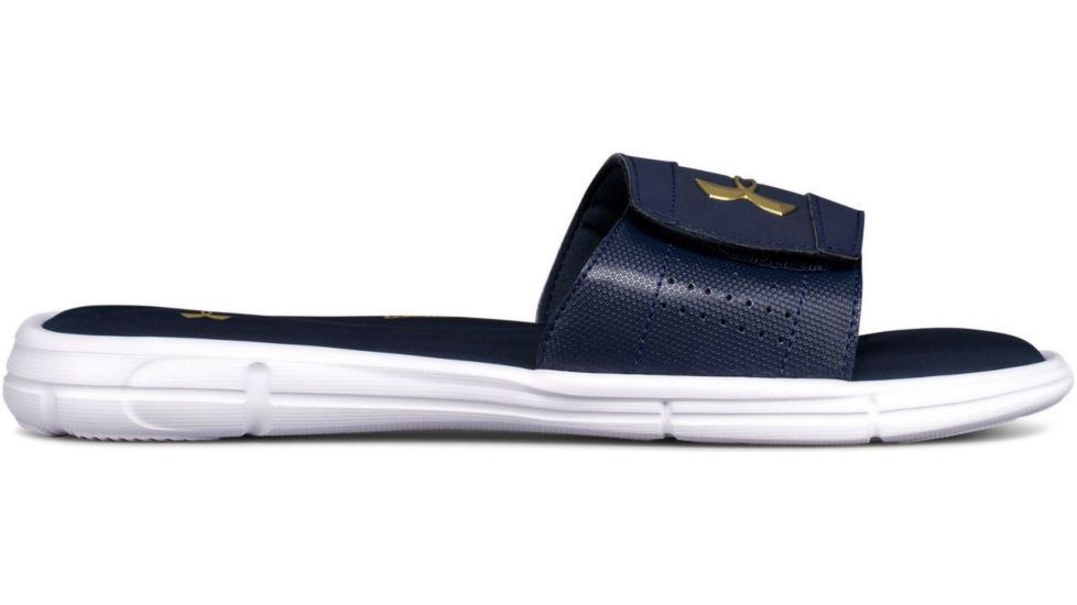 Under Armour Ignite V SL - Mens, Academy/White/Metallic Gold, 12, 1287318-400-12