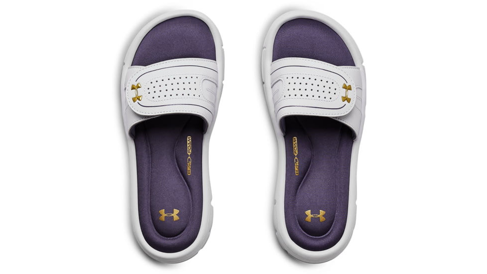 Under Armour Ignite VIII SL - Womens, Purple Luxe/White/Metallic Gold, 6, 1287319-500-6