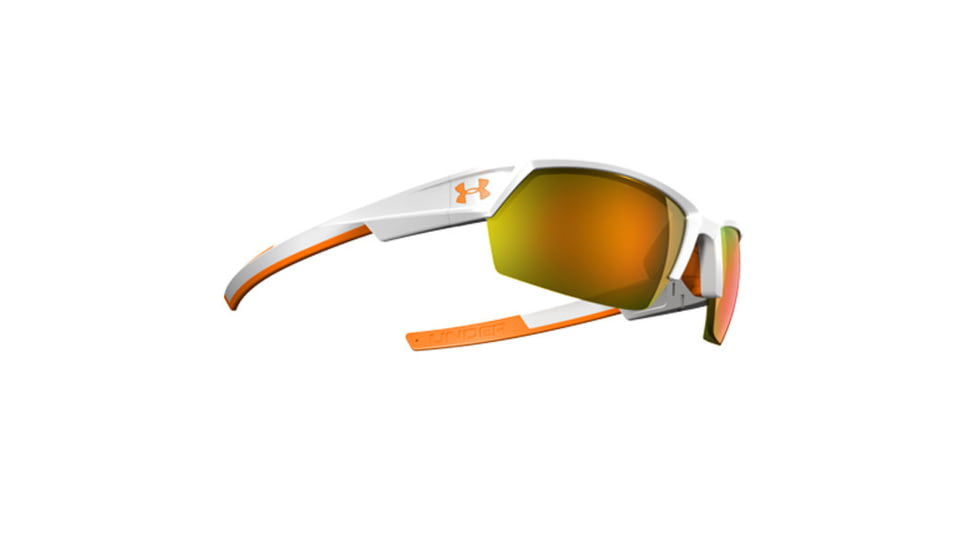 Under Armour Igniter 2.0, Shiny White w/Orange Rubber, Orange ML, U8600051-108041