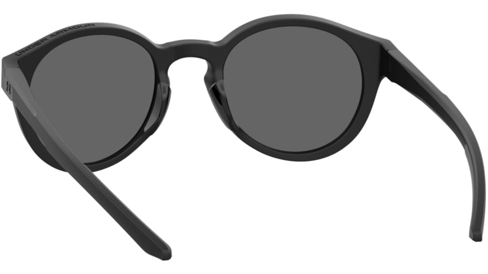 Under Armour Infinity Sunglasses with Matte Black Frame and Grey/Blue Lens, Medium, UA0006S 003-IR