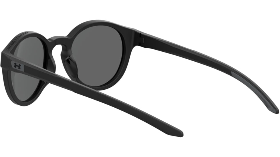 Under Armour Infinity Sunglasses with Matte Black Frame and Grey/Blue Lens, Medium, UA0006S 003-IR