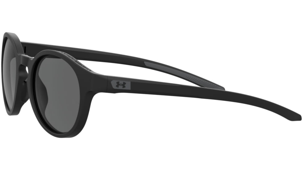 Under Armour Infinity Sunglasses with Matte Black Frame and Grey/Blue Lens, Medium, UA0006S 003-IR