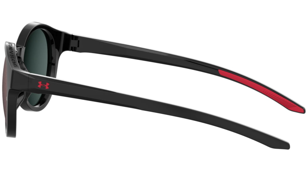 Under Armour Infinity Sunglasses with Matte Black Frame and Rose Gold Mirror Lens, Medium, UA0006S 3H2-0J