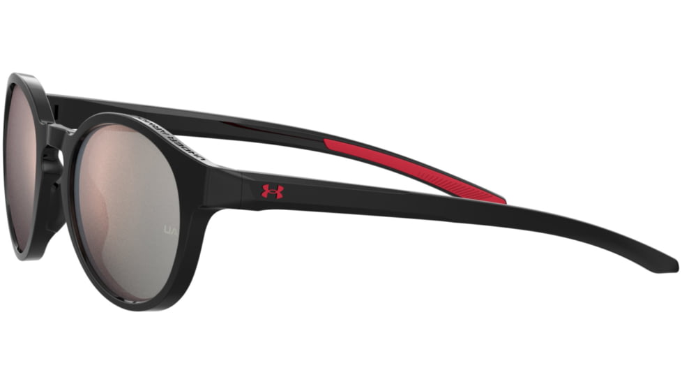 Under Armour Infinity Sunglasses with Matte Black Frame and Rose Gold Mirror Lens, Medium, UA0006S 3H2-0J