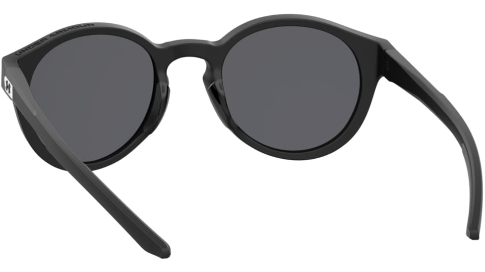 Under Armour Infinity Sunglasses with Matte Black/Grey Frame and Silver Mirror Lens, Medium, UA0006S 124-T4