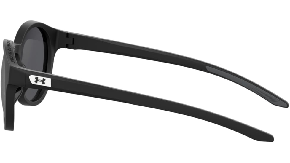 Under Armour Infinity Sunglasses with Matte Black/Grey Frame and Silver Mirror Lens, Medium, UA0006S 124-T4