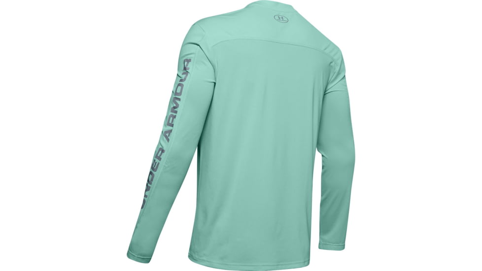 Under Armour Iso-Chill Shore Break Long Sleeve Shirt - Mens, Aqua Float, 3X-Large, 13511397913X