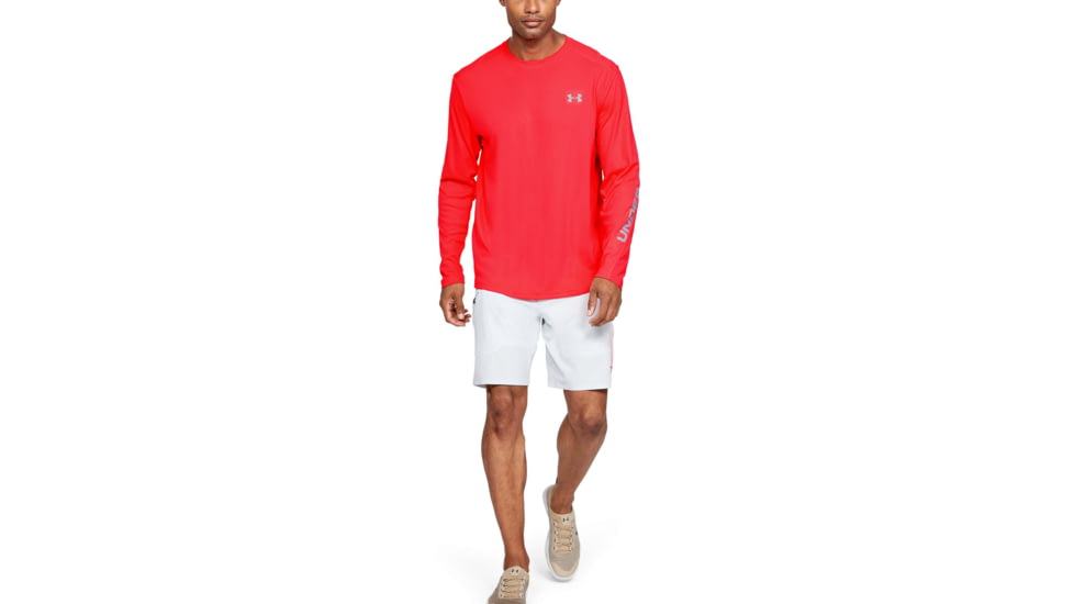 Under Armour Iso-Chill Shore Break Long Sleeve Shirt - Mens, Beta, Large, 1351139628LG