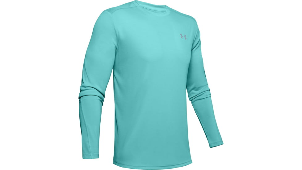 Under Armour Iso-Chill Shore Break Long Sleeve Shirt - Mens, Radial Turquoise, Small, 1351139482SM