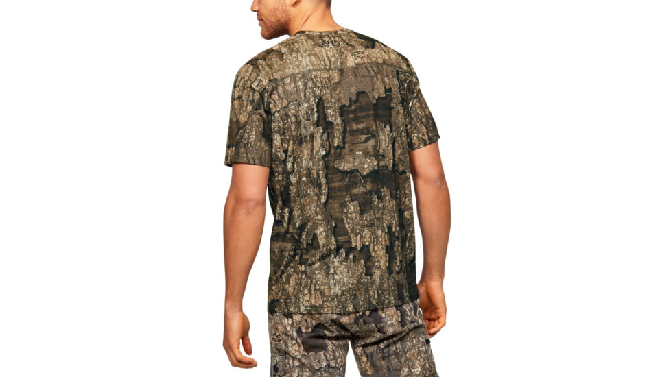 Under Armour IsoChill Brushline Short Sleeve Shirt - Mens, RealTree Timber, 2X-Large, 13511439802X