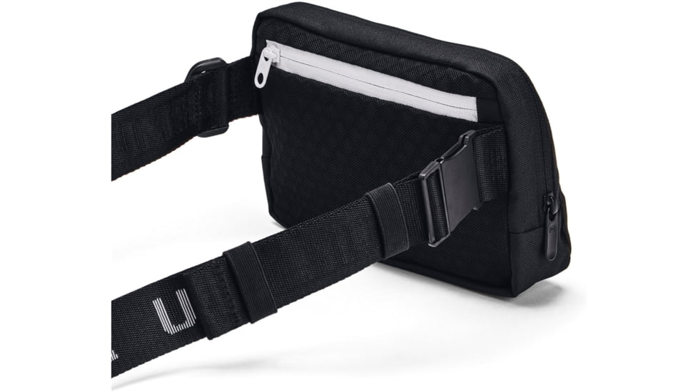 Under Armour Loudon Waist Bag Crossbody, Black/White, OSFM, 1378418001OSFM