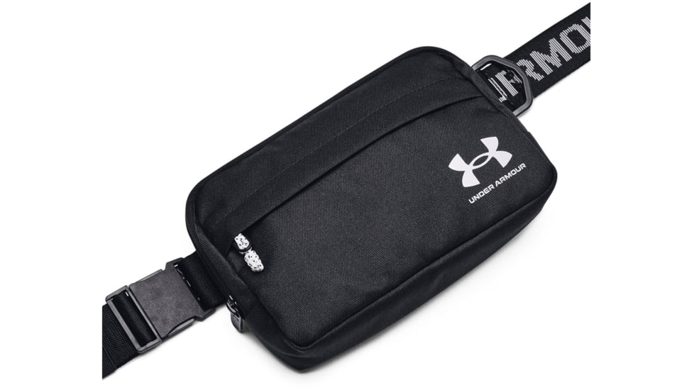 Under Armour Loudon Waist Bag Crossbody, Black/White, OSFM, 1378418001OSFM