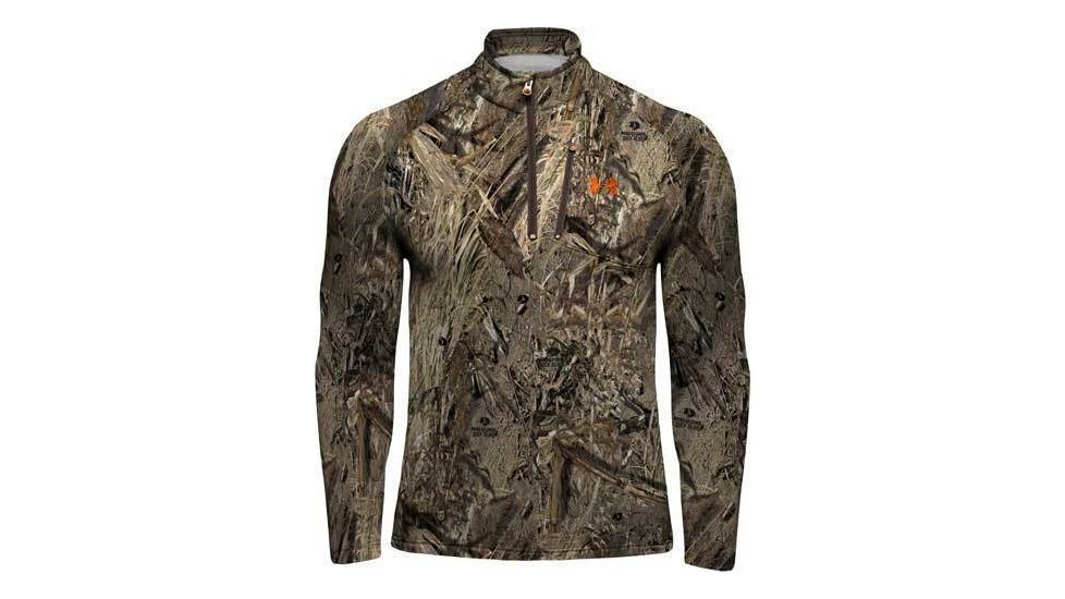 Under Armour Men's ColdGear Camo Hurlock Fleece Pullover - Duckblind Color 1004042-399