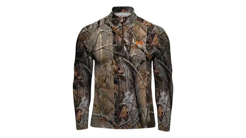 UnderArmour Men's ColdGear Camo Hurlock Fleece Pullover - Realtree AP Camo Color 1004042-340