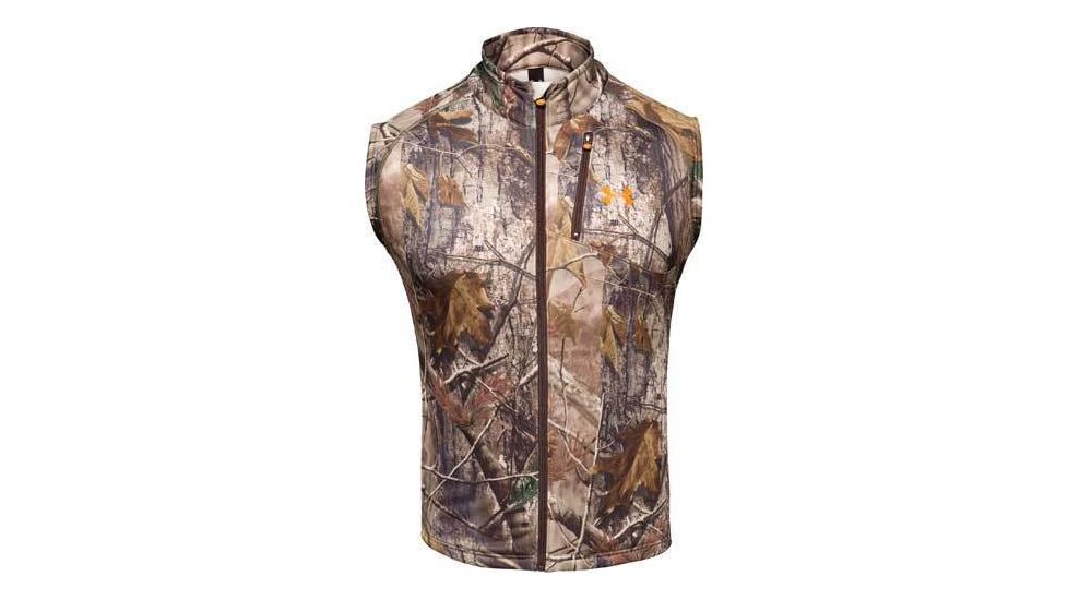 Under Armour Men's ColdGear Camo Hurlock Fleece Vest - Realtree AP Camo Color 1004043-340