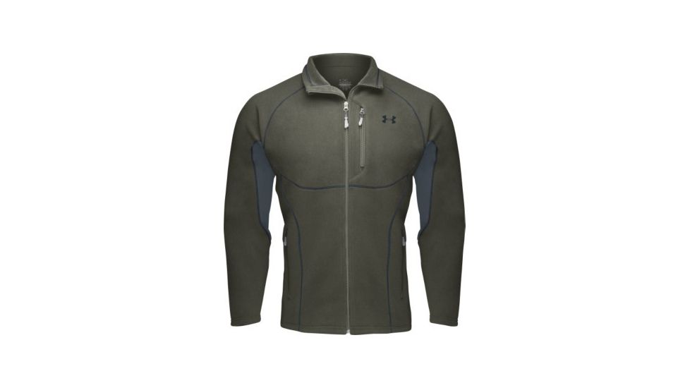 Under Armour Men's ColdGear Derecho Fleece Jacket - Clay Green Color 1006055-387