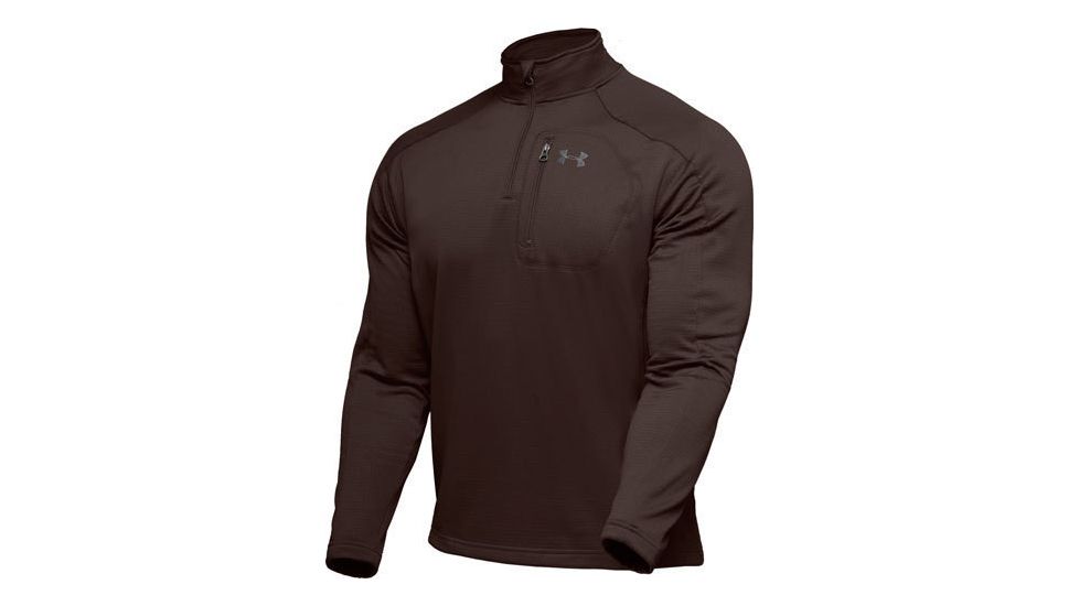 Under Armour Men's ColdGear Hundo Fleece 1/4 Zip - Timber Color 1006260-241