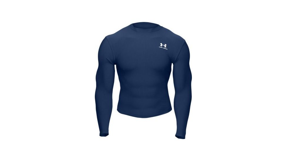 Under Armour Men's ColdGear Longsleeve Crew - Sapphire Color 1000511-414