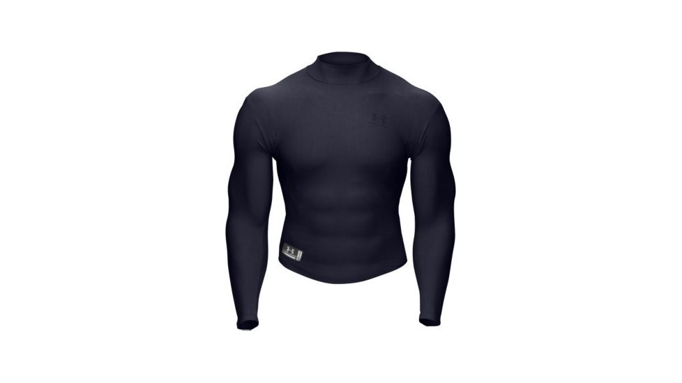 Under Armour Men's ColdGear Tactical Mock - Dark Navy Blue Color 1005512-465