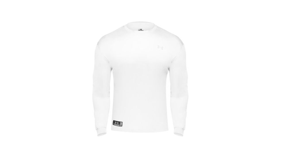 Under Armour Men's HeatGear Tactical Longsleeve T - White Color 1005385-100