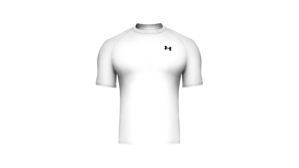 Under Armour Men's HeatGear UA Tech Shortsleeve T - White Color 1000382-100