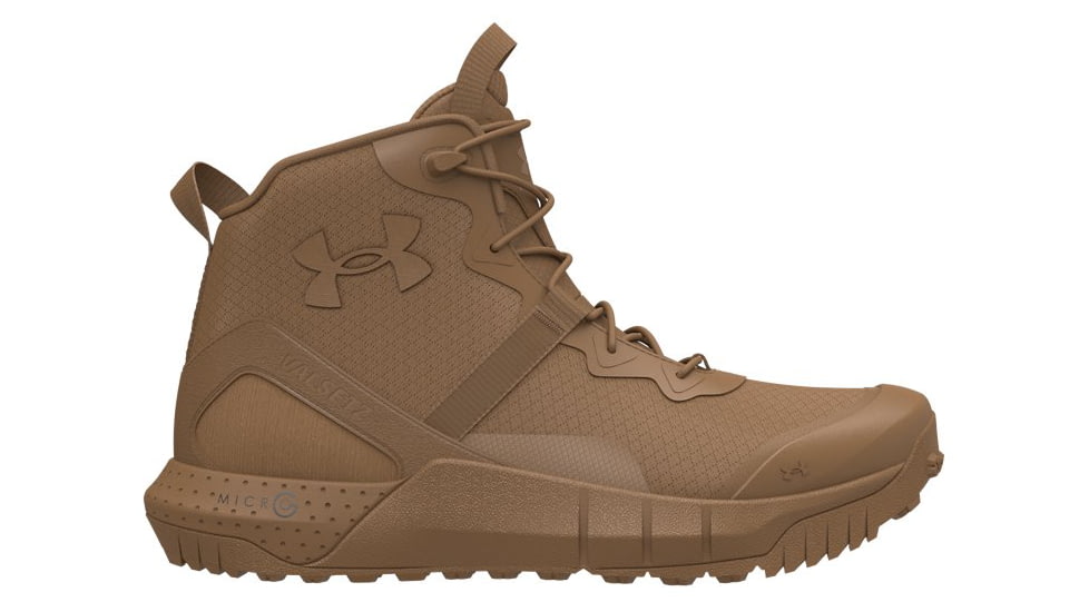 Under Armour Micro G Valsetz Mid Boots - Mens, Coyote / Coyote, 6, 30237412006