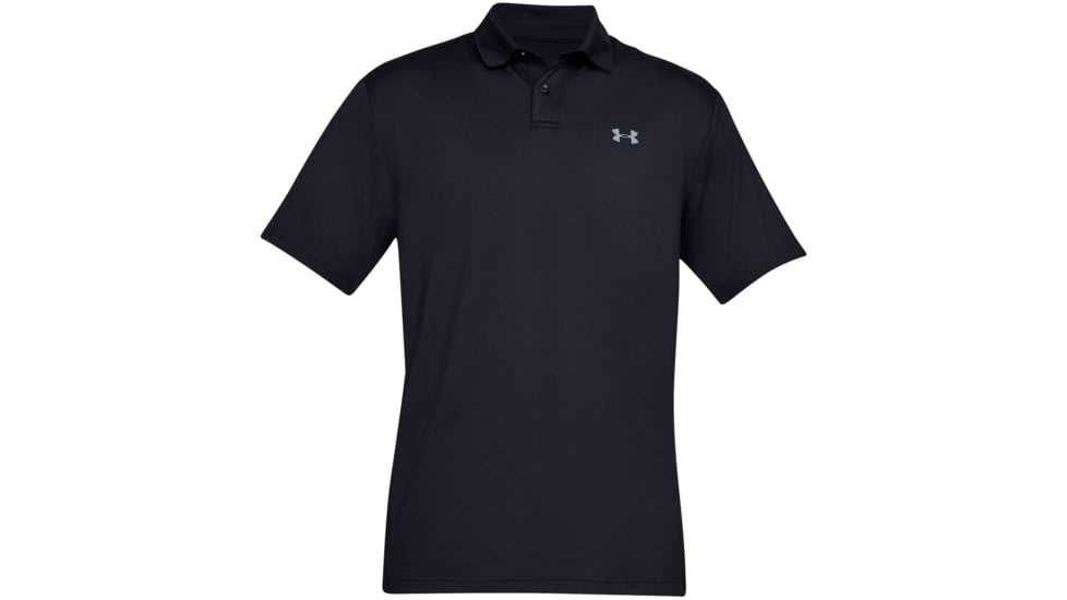 Under Armour Performance Polo Textured - Mens, Black, 2XL, 13420800012X