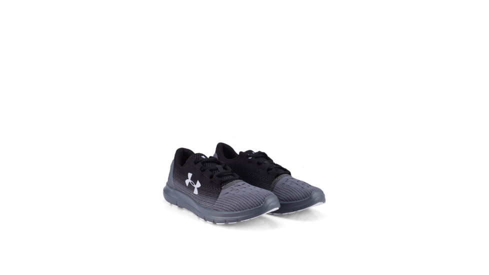 Under Armour Remix 2.0 Casual Shoes - Womens, Black / Pitch Gray / Mod Gray, Medium, 6.5, 3022532-002-6.5